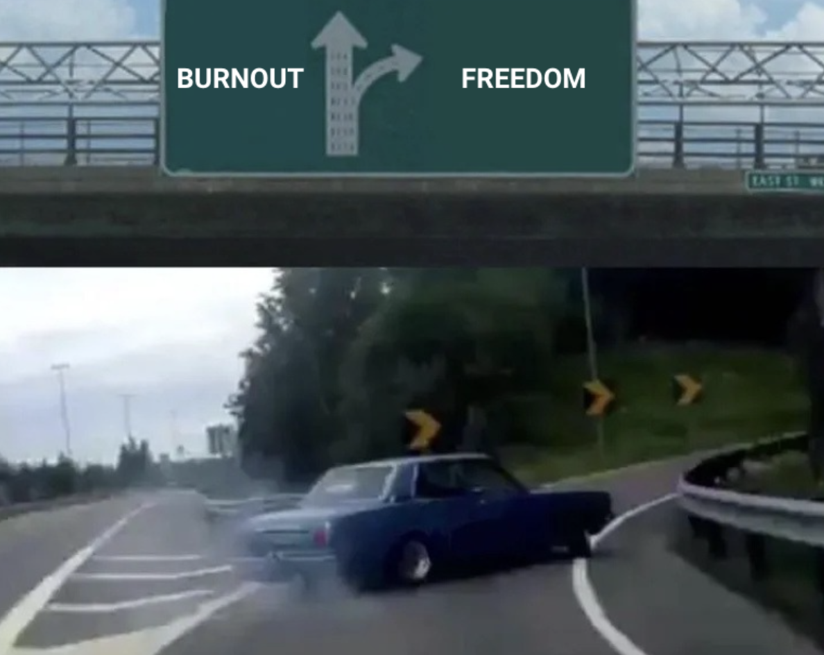 Choose freedom over burnout